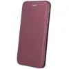  Xiaomi Redmi 14C / Poco C75, Oldalra nyíló tok, stand, Forcell Elegance, bordó