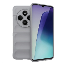  Xiaomi Redmi 14C / Poco C75, Szilikon tok, közepesen ütésálló, 3D minta, világosszürke tok és táska