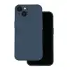  Xiaomi Redmi Note 13 5G szilikon tok, hátlaptok, telefon tok, velúr belsővel, matt, sötétkék, Silicon