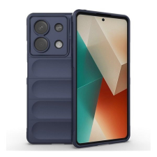  Xiaomi Redmi Note 13 5G, Szilikon tok, közepesen ütésálló, 3D minta, sötétkék tok és táska