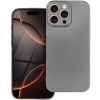  Xiaomi Redmi Note 14 Pro 4G (Global), Szilikon tok, mikrofiber plüss belső, csillogó hátlap, Metallic Case, szürke