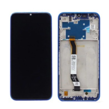 Xiaomi Redmi Note 8 gyári kék LCD + érintőpanel kerettel mobiltelefon, tablet alkatrész