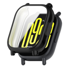  Xiaomi Redmi Watch 5 Lite, Szilikon védőkeret, közepesen ütésálló, szíj nélkül, fekete okosóra kellék