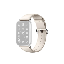 Xiaomi Smart Band 8 Pro Bőr szíj 135-205 mm - Fehér (BHR8015GL) okosóra kellék