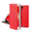 Xiaomi Smart magnet Xiaomi 12 Pro 5G oldalra nyíló mágneses könyv tok szilikon belsővel piros