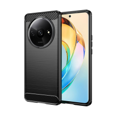 Xiaomi Telefontok Xiaomi Redmi A3 - Carbon Fiber fekete szilikon hátlap tok tok és táska