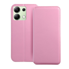 Xiaomi Telefontok Xiaomi Redmi Note 13 5G - Dual Pocket - pink mágneses átlátszó szilikon keretes könyvtok tok és táska