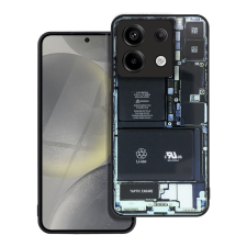 Xiaomi Telefontok Xiaomi Redmi Note 13 5G - Tech design1 - mintás műanyag hátlap tok, szilikon kerettel tok és táska