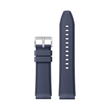 Xiaomi Watch S1 Strap (Leather) - bőrszíj, kék okosóra kellék