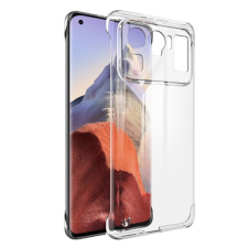 Xiaomi Xiaomi Mi 11 Ultra Telefontok - átlátszó szilikon előlap + plexi hátlapi tok 360° tok és táska