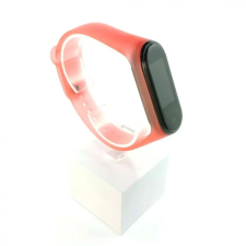 Xiaomi Xiaomi Mi band 3 / 4 szíjak - átlátszó, piros, piros, szilikon okosóra kellék