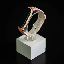 Xiaomi Xiaomi Mi band 5 / 6 szíjak - absztrakt, nonfiguratív, szilikon, tarka okosóra kellék
