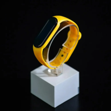 Xiaomi Xiaomi Mi band 5 / 6 szíjak - citromsárga, egyszínű, sárga, szilikon okosóra kellék