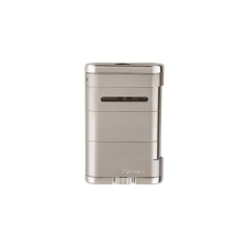 Xikar Allume Tabletop Silver, asztali szivargyújtó 3-as szúrólánggal - Ezüst szinű öngyújtó