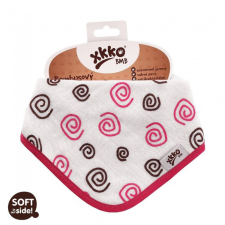 Xkko nyálkendő patentos bambusz magenta spirálok BMBBND009 előke