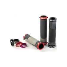 XLC GR-S05 Ringo bilincses markolat, 130 mm, szürke, piros bilinccsel kerékpár kormány