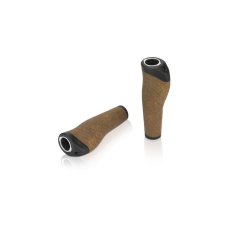 XLC GR-S32 ergonómikus bilincses parafás markolat, 135 mm, fekete-barna, rejtett bilinccsel kerékpár kormány