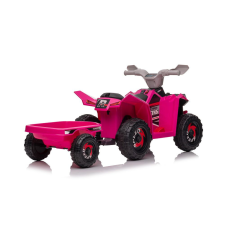  XMX630T Rózsaszín Akkumulátoros Quad Utánfutóval elektromos járgány