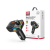 XO Bluetooth FM-transmitter/szivargyújtó töltő - 2xUSB + MP3 + Pendrive lejátszás + RGB Light + PD25W Fast Charger - XO BCC09 - fekete