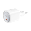 XO CE20 hálózati töltő Type-C aljzat (30W, GaN, PD gyorstöltő) FEHÉR