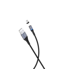 XO NB125 USB-A - Micro USB mágneses adatkábel fekete 1m (NB125 micro) kábel és adapter