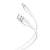 XO NB212 USB-A apa - Lightning apa 2.0 Adat és töltő kábel - Fehér (1m) (NB212LIGH1MWH)