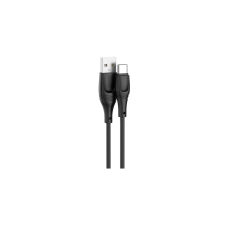XO NB238 USB Type-A apa - USB Type-C apa Töltőkábel - Fekete (3m) kábel és adapter