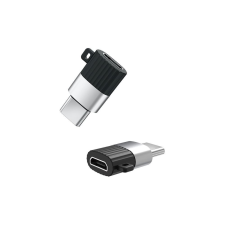 XO NB-149A adapter Micro USB - USB-C fekete kábel és adapter