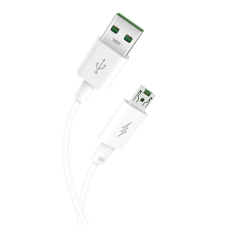 XO XO NB119 - USB / MicroUSB kábel, (5A) 1m, fehér kábel és adapter