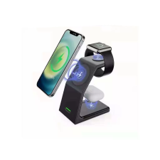 xPRO 3in1 QI mágneses gyorstöltőállomás 15W fekete (127070) mobiltelefon kellék