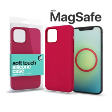 xPRO Apple iPhone 15 Pro Max MagSafe rögzítésű Soft Touch szilikon tok piros (128923) tok és táska