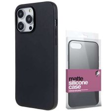 xPRO Apple iPhone 15 Pro Max, Xpro Matt szilikon mobiltok, Fekete tok és táska