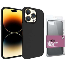 xPRO Apple iPhone 15 Pro, Xpro Matt szilikon mobiltok, Fekete tok és táska