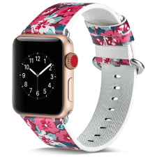 xPRO Apple Watch 42/44mm mintás bőr szíj F2  (116246) (X116246) okosóra kellék