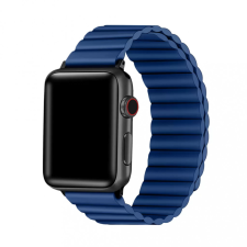 xPRO Apple Watch mágneses szilikon szíj kék 42mm / 44mm / 45mm / 49mm okosóra kellék