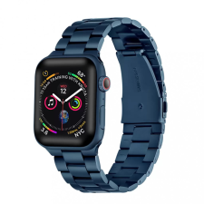 xPRO Apple Watch rozsdamentes vastag acél szíj kék 42mm / 44mm / 45mm okosóra kellék