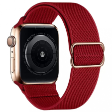 xPRO Apple Watch szövet körpánt Piros 42mm/44mm/45mm/49mm okosóra kellék