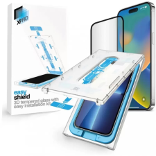 xPRO Easy Shield 3D kijelzővédő üveg iPhone 12/12 Pro fekete mobiltelefon kellék