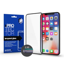 xPRO Full 2.5D Huawei  P30 edzett üveg kijelzővédő fekete kerettel (124620) (XP124620) mobiltelefon kellék