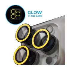 xPRO Luminous Prémium Hátsó kameravédő üveg iPhone 17 Pro/17 Pro Max citromsárga mobiltelefon kellék