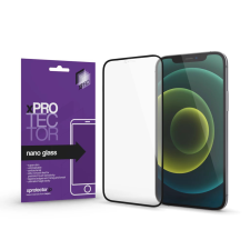 xPRO ™ Nano Glass kijelzővédő fekete kerettel Apple iPhone 16 Pro készülékhez tok és táska