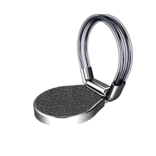 xPRO Smart Ring R32 készüléktartó ujjgyűrű / kitámasztó apró dombornyomásos fekete (116263) (x116263) mobiltelefon kellék