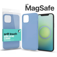 xPRO Soft Touch MagSafe Silicon Case iPhone 15 Pro világoskék mobiltelefon kellék