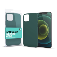 xPRO ™ Soft Touch szilikon tok Slim sötétzöld Apple iPhone 16e készülékhez tok és táska