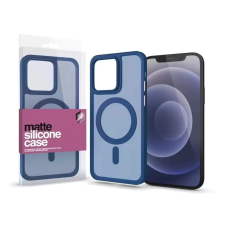 xPRO Szilikon Matte MagSafe tok iPhone 16 Pro Max kék tok és táska