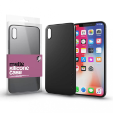 xPRO Szilikon matte tok ultravékony fekete Apple iPhone X készülékhez tok és táska