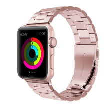 xPRO tector Apple Watch rozsdamentes. vastag acél szíj Rose Arany. 42/44mm okosóra kellék