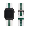 xPRO tector XPRO™ Apple Watch bőr szíj Fehér / Sötétzöld 42mm/44mm/45mm/49mm