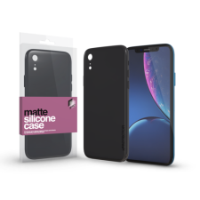 xPRO tector XPRO™ Szilikon matte tok ultravékony fekete Apple iPhone Xr készülékhez tok és táska