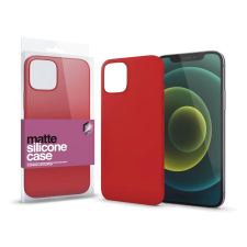 xPRO tector XPRO™ Szilikon matte tok ultravékony piros Apple iPhone 16e készülékhez tok és táska